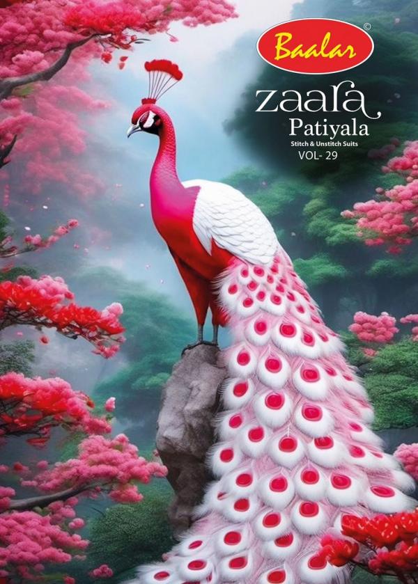 Baalar Zaara Patiyala Vol-29 – Dress Material